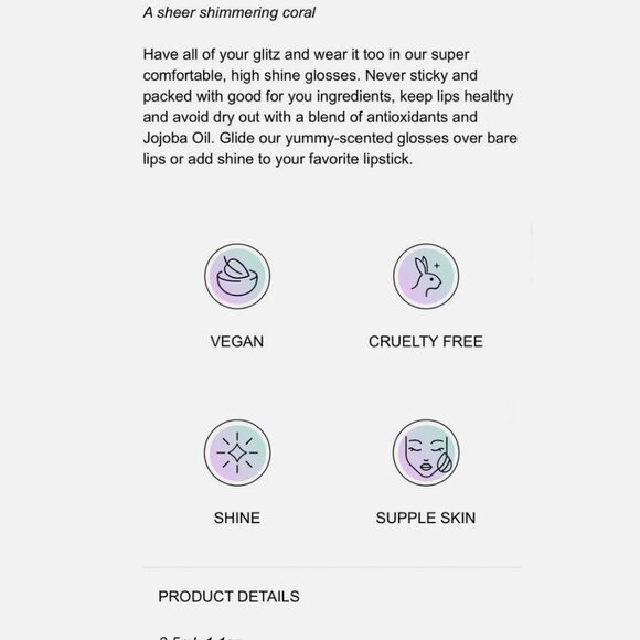 Set of 2 OFRA Hydrating Lip Gloss*~LOVE (Sheer Shimmer Pink Coral) 3.5ml NIB - Picture 9 of 14